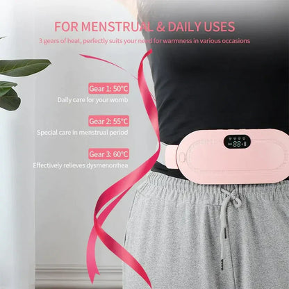 Portable Period Cramp Massager Heating Belt