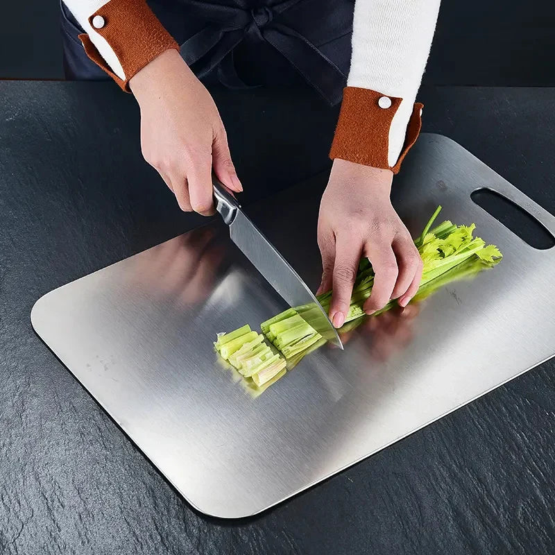 Stainless Steel Chopping board with handle