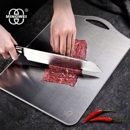 Stainless Steel Chopping board with handle